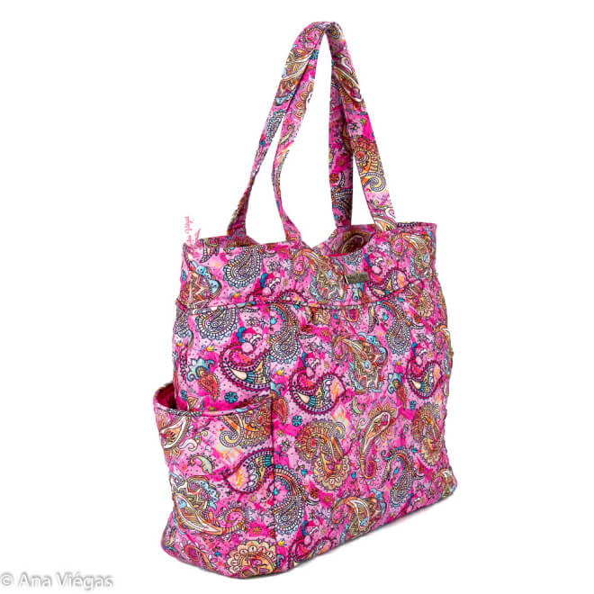 Bolsa Grande Passeio Rosa Shivah