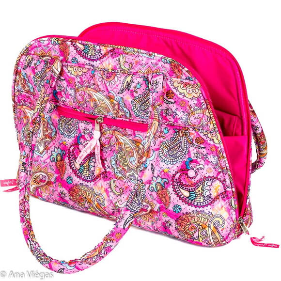 Bolsa Trapézio Rosa